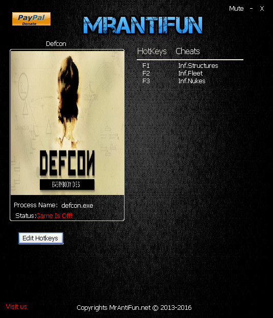 Трейнер +3 для версии 1.61 от MrAntiFun