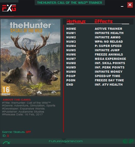 Трейнер +13 для версии 1.19 от FutureX
