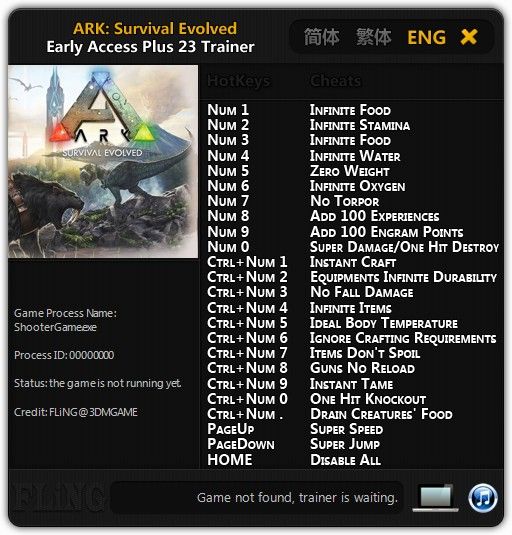 Трейнер +23 для версии Early Access v20151015 от FLiNG