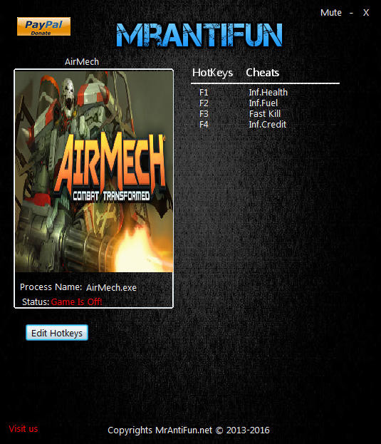 Трейнер +4 для версии 51506 от MrAntiFun