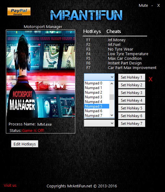 Трейнер +7 для версии 1.0.11576 от MrAntiFun