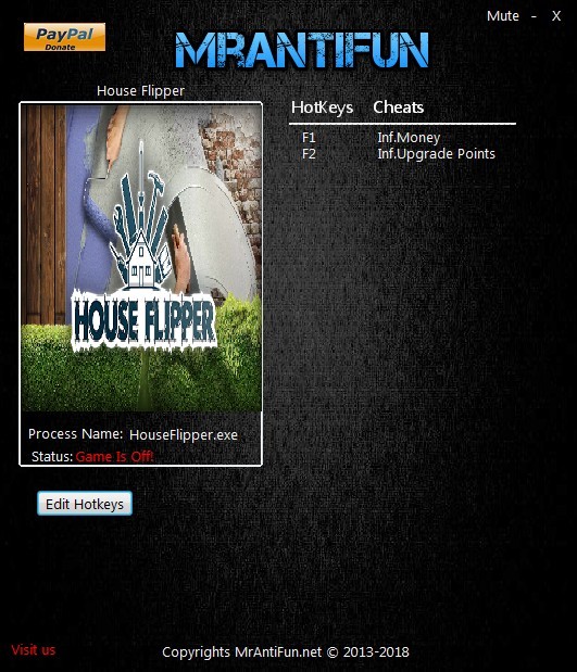 Трейнер +2 для версии 1.0 от MrAntiFun