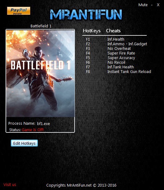 Трейнер +9 для версии 1.0 от MrAntiFun