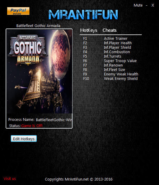 Трейнер +9 для версии 1.6.8910 от MrAntiFun