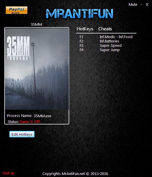 Трейнер +5 для версии 1.2 от MrAntiFun