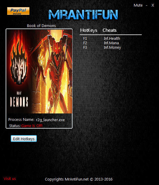 Трейнер +3 для версии 0.71.10201 от MrAntiFun