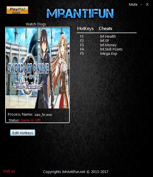 Трейнер +5 для версии 1.00 от MrAntiFun