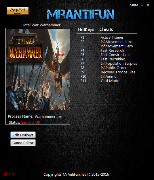Трейнер +12 для версии 1.0 Build 9738 от MrAntiFun