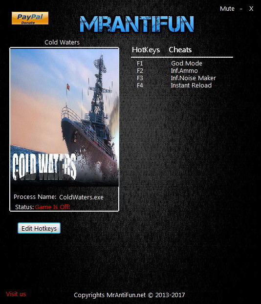 Трейнер +4 для версии 1.01b от MrAntiFun