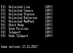 Трейнер +7 для версии от 17.11.2017 (Steam) от LIRW / GHL