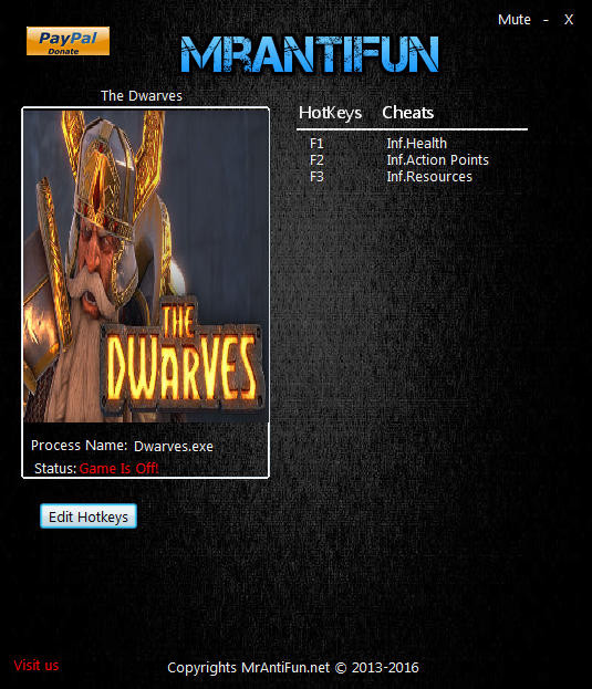 Трейнер +3 для версии 1.0 от MrAntiFun