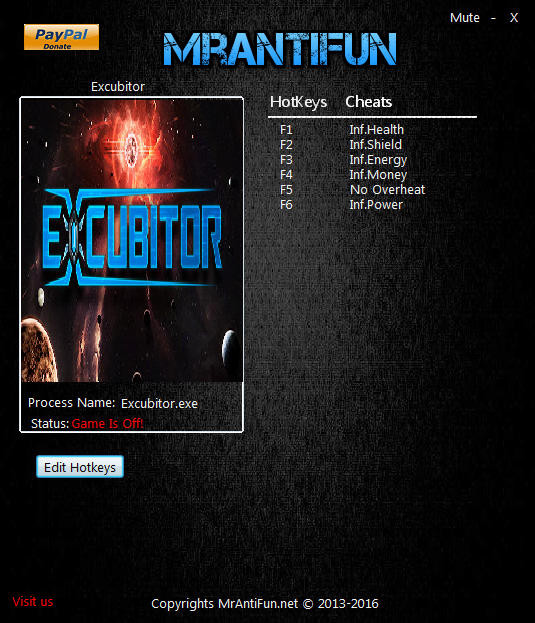 Трейнер +6 для версии 1.00 от MrAntiFun