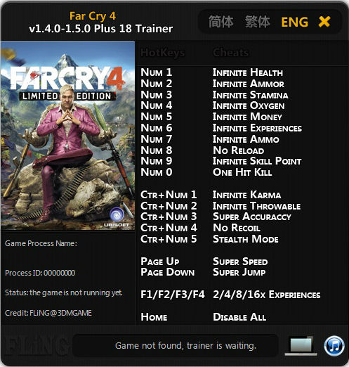 Трейнер +18 для версии 1.5.0 от FLiNG