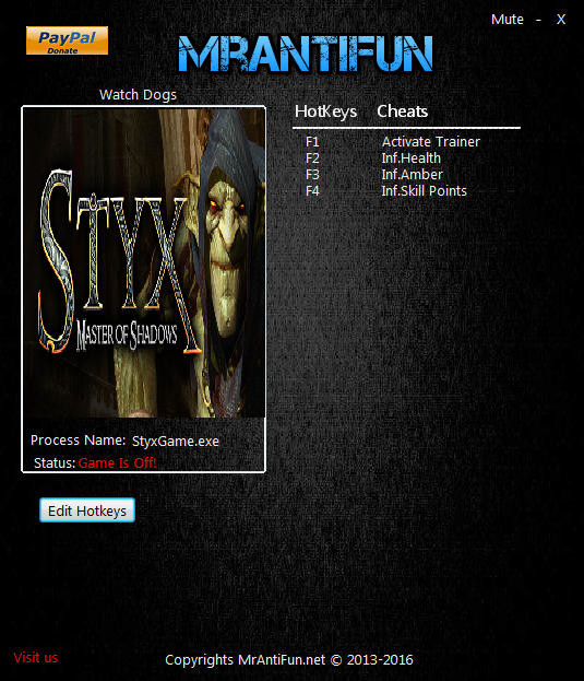 Трейнер +3 для версии 1.02 64bit от MrAntiFun