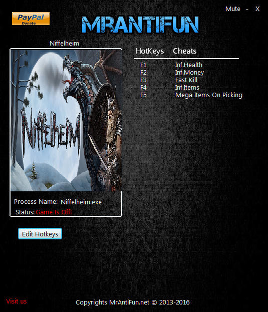 Трейнер +5 для версии 0.9.4 от MrAntiFun