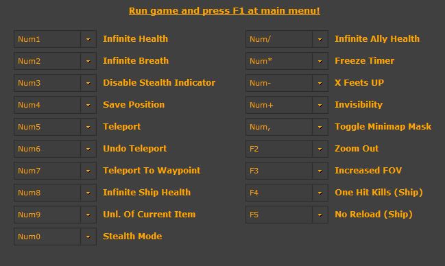 Трейнер +19 (Версия для STEAM и UPLAY)	