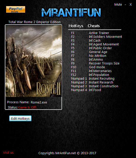 Трейнер +15 для версии 2.3.0: Build 18349 от MrAntiFun