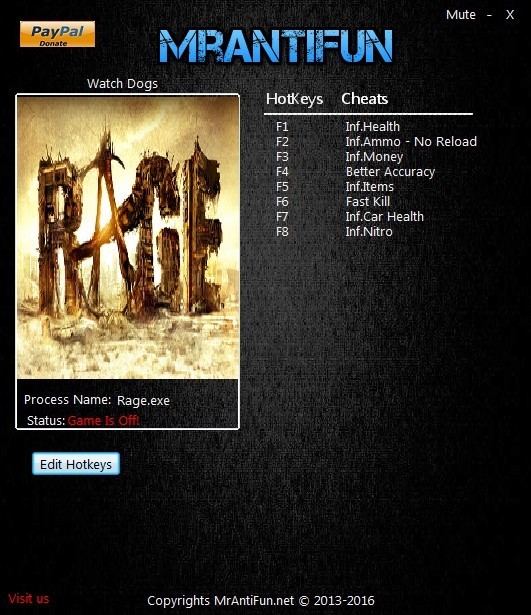 Трейнер +9 для версии 1.0.34 от MrAntiFun