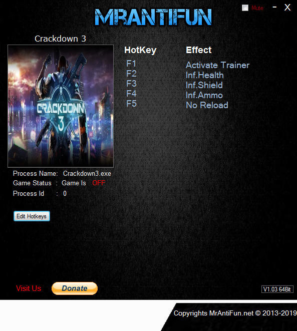 Трейнер +4 для версии 1.0 от MrAntiFun