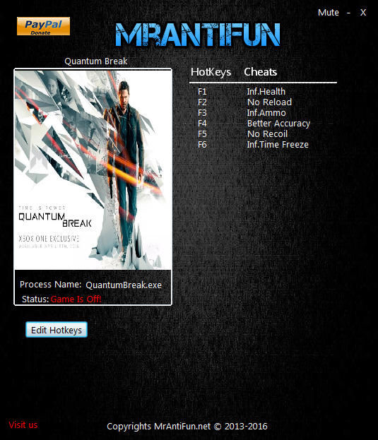 Трейнер +6 для версии 1.7.0.0 от MrAntiFun