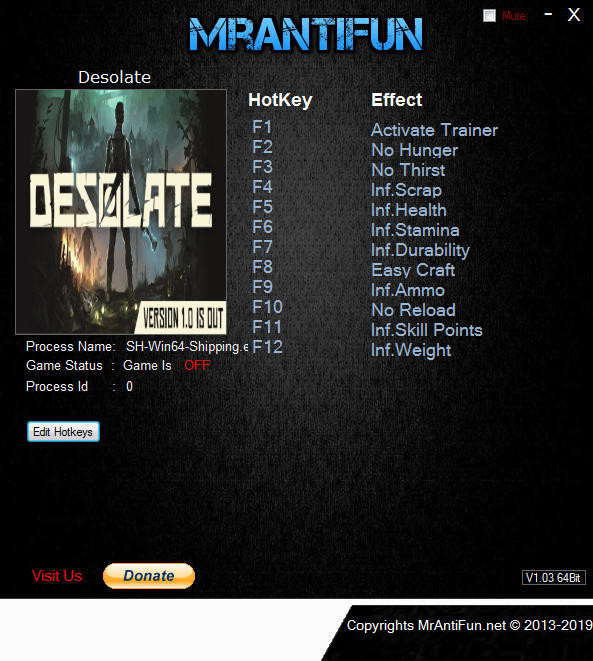 Трейнер +11 для версии 1.1 от MrAntiFun