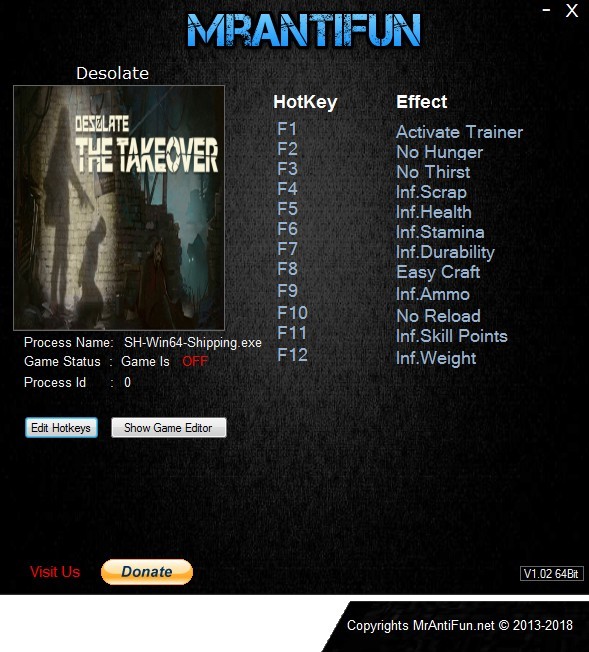 Трейнер +11 для версии 0.8.49 от MrAntiFun
