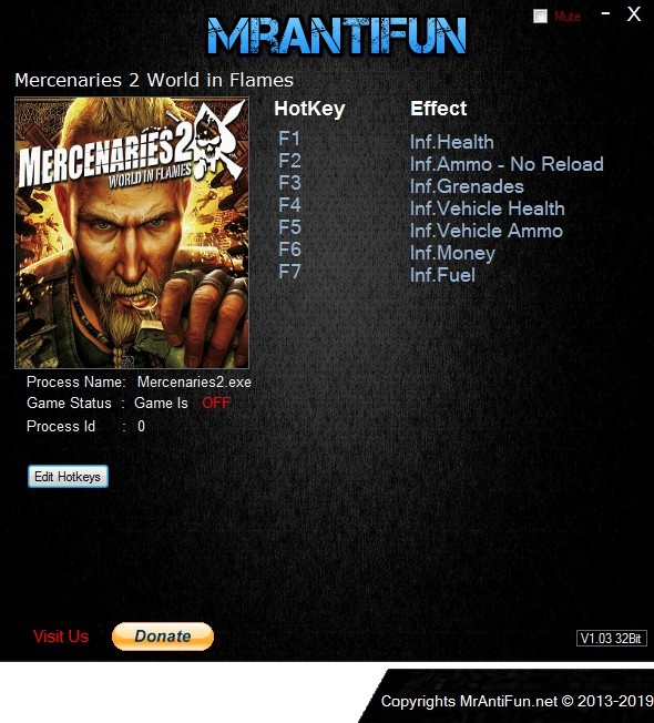 Трейнер +8 для версии от 12.03.2019 от MrAntiFun