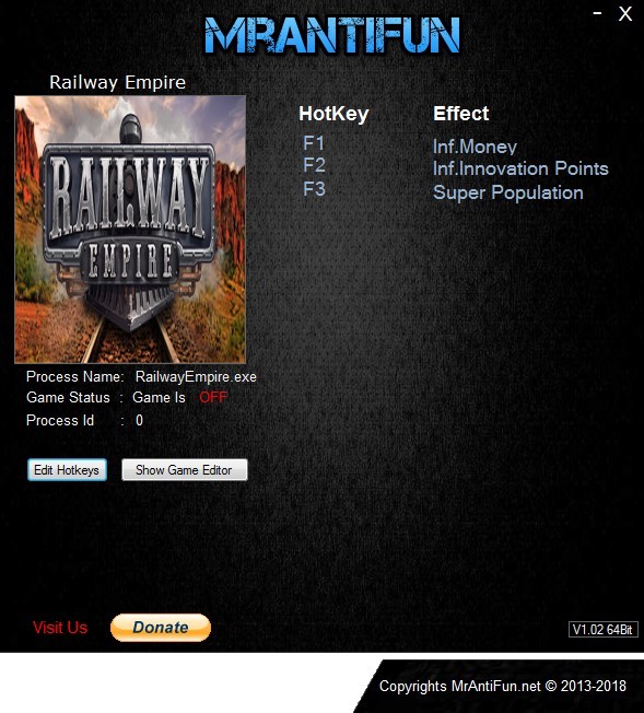 Трейнер +3 для версии 1.15 от MrAntiFun
