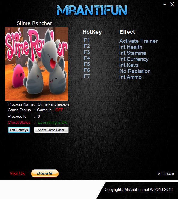 Трейнер +6 для версии 1.3.1c от MrAntiFun