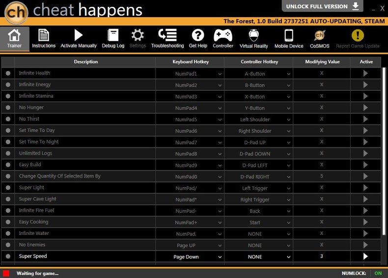 Трейнер +20 для версии 1.0 BUILD 2737251 от CheatHappens.com