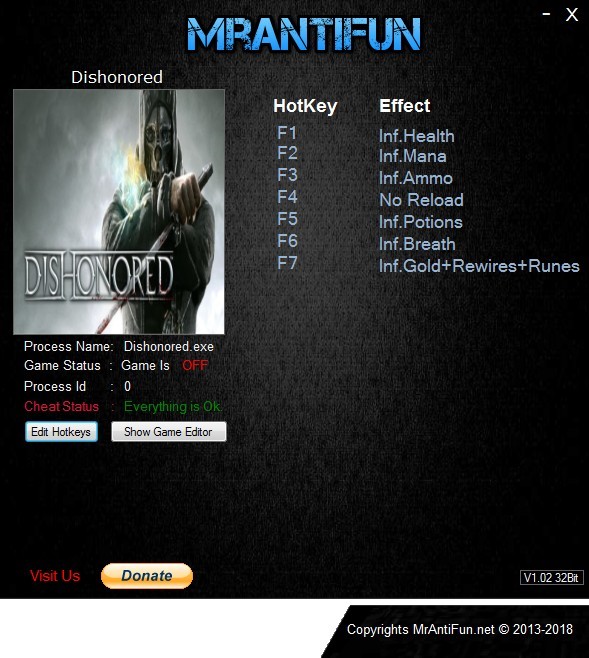 Трейнер +9 для версии от 13.09.2018 от MrAntiFun