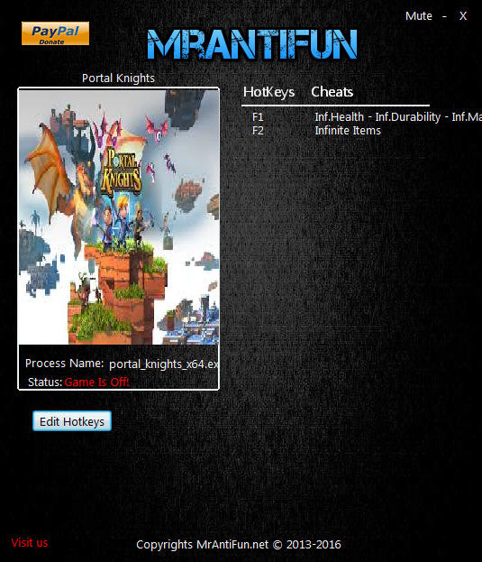 Трейнер +4 для версии 1.5.2 от MrAntiFun
