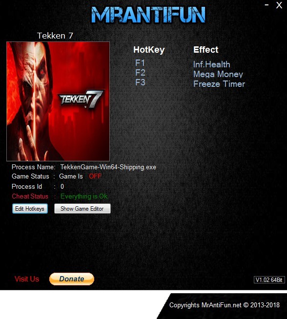 Трейнер +3 для версии 1.14 от MrAntiFun