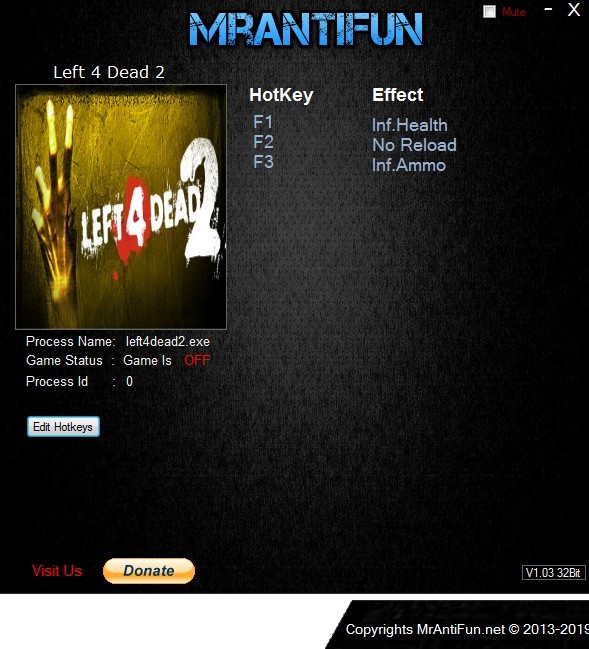 Трейнер +3 для версии от 12.05.2019 от MrAntiFun