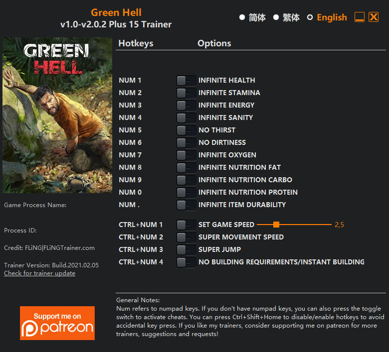Трейнер +15 для версии 2.0.2 от FLiNG