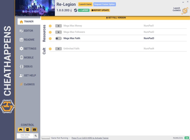 Трейнер +5 для версии 1.0.0.202-j от CheatHappens.com