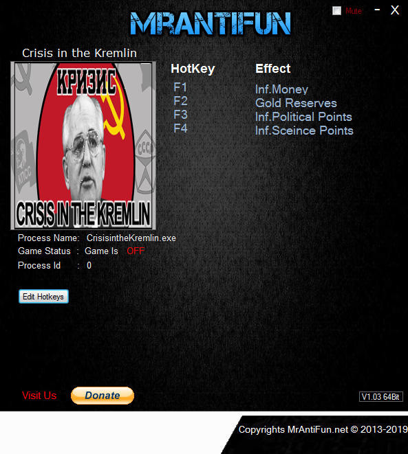 Трейнер +4 для версии от 21.06.2019 от MrAntiFun