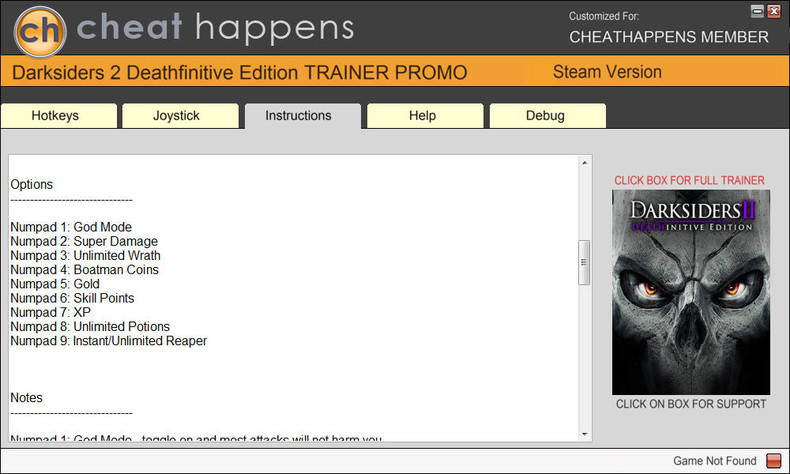 Трейнер +9 для версии 19.07.2018 от CheatHappens.com