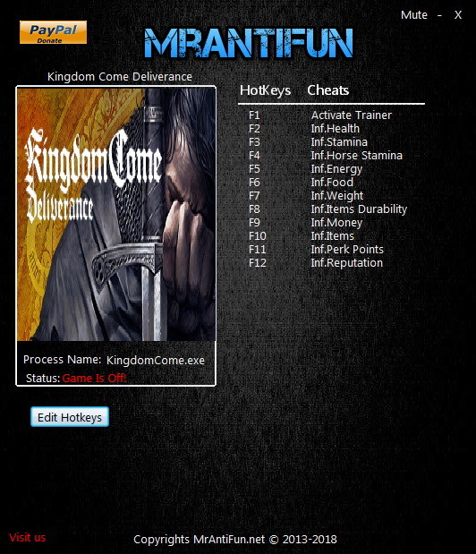 Трейнер +11 для версии 1.2.5 от MrAntiFun