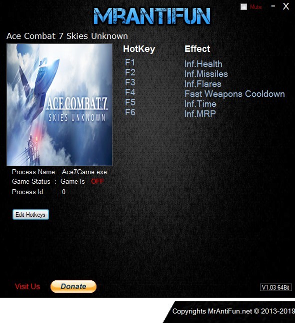 Трейнер +6 для версии 1.0 от MrAntiFun