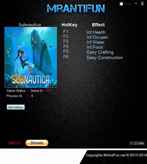 Трейнер +6 для версии 64bit Build Sep-2018 61056 от MrAntiFun