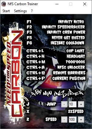 Трейнер от MWInside