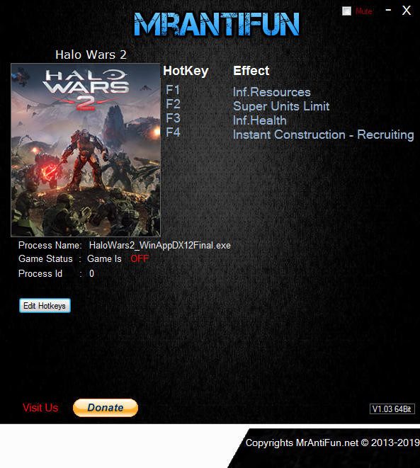 Трейнер +5 для версии 1.11.2929 от MrAntiFun