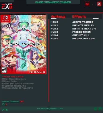 Трейнер +5 для версии 1.3.0 от FutureX