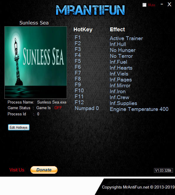 Трейнер +12 для версии 2.2.6.3150 от MrAntiFun