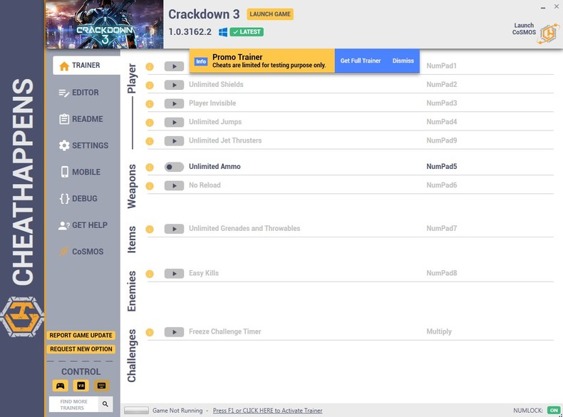 Трейнер +15 для версии 1.0.3162.2 (WINDOWS STORE) от CheatHappens.com