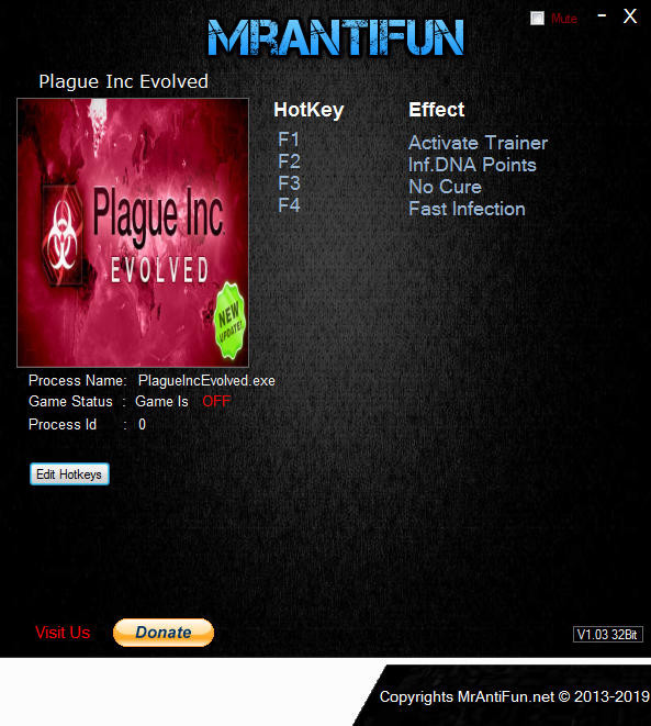 Трейнер +3 для версии 1.16.6 от MrAntiFun