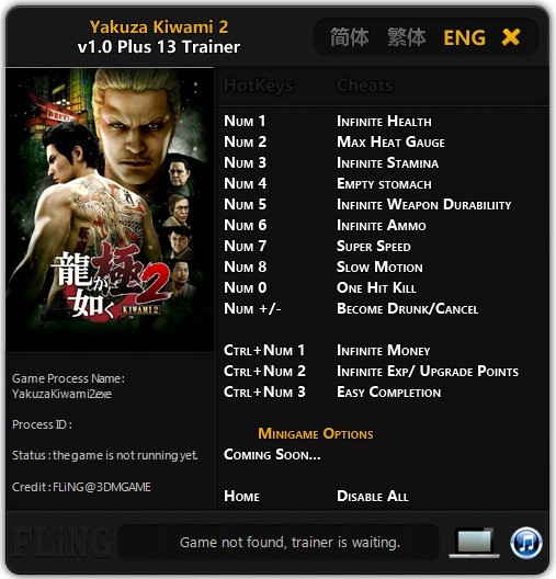 Трейнер +13 для версии 1.0 от FLiNG