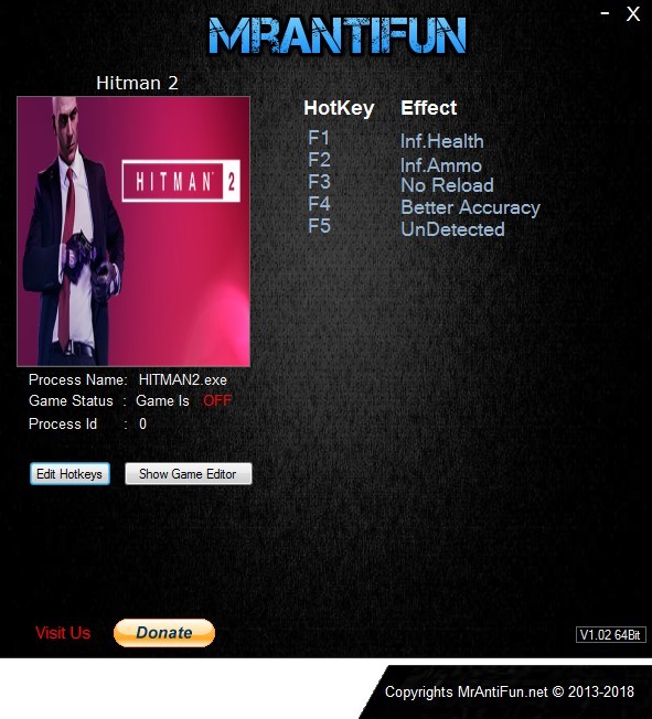 Трейнер +5 для версии от 18.12.2018 от MrAntiFun