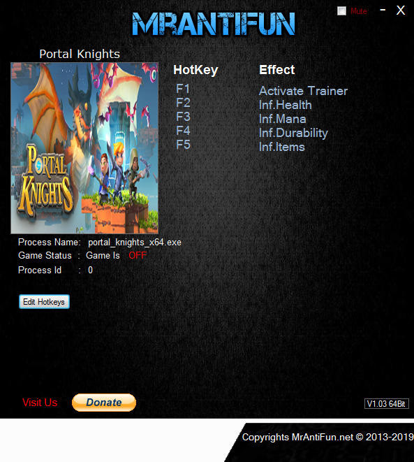 Трейнер +4 для версии 1.6.1 от MrAntiFun